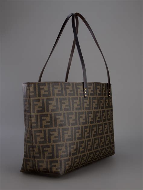 fendi large bag|fendi monogram shopper tote.